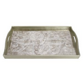 Manta Silver Small Rectangle Tray 12.5" x 6.75"